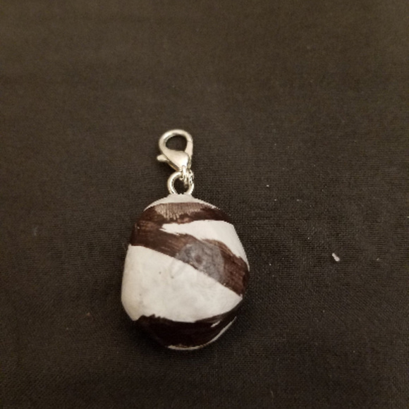 Set of 4 Hand Crafted Chocolate Truffles Neckalce/Choker Charms Comes w/ - Picture 7 of 8